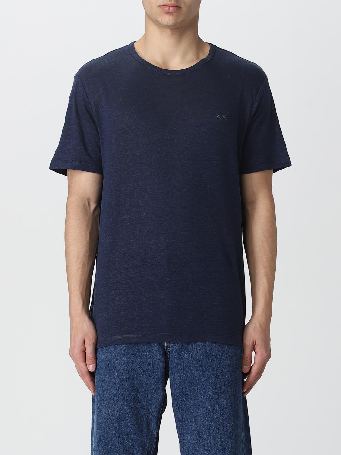 SUN68 T-SHIRT: T-shirt Sun 68 in cotone, Blue Navy - Img 1