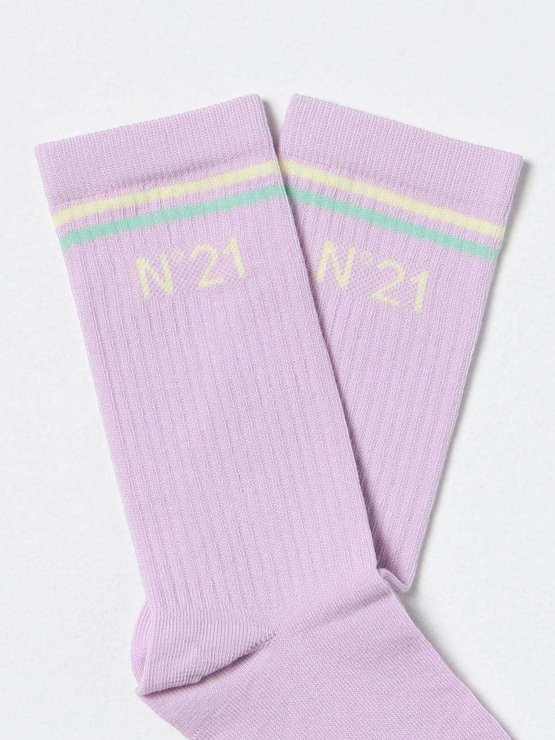 N° 21 CALCETINES: Medias niña niños N° 21, Glicina - Img 2