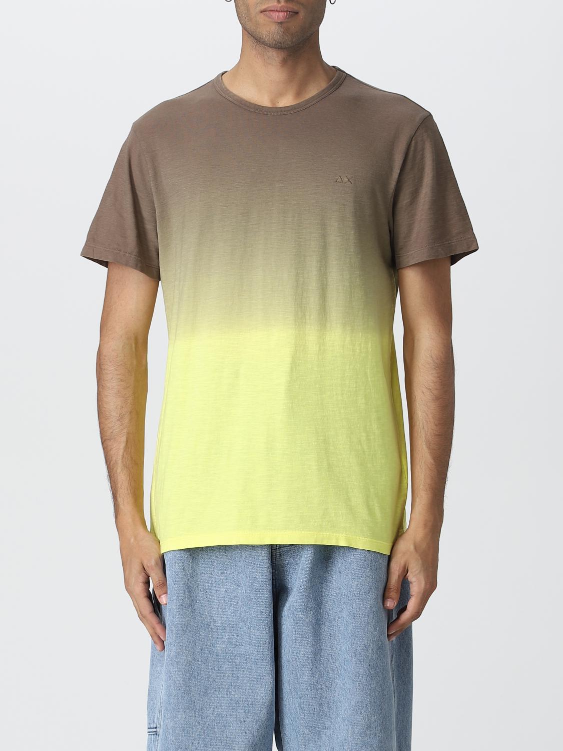 SUN68 T-SHIRT: T-shirt men Sun 68, Camel - Img 1