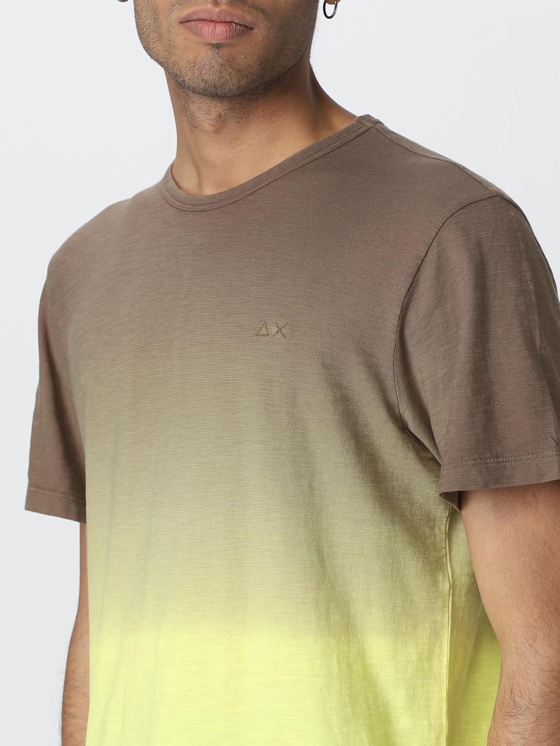 SUN68 T-SHIRT: T-shirt men Sun 68, Camel - Img 3