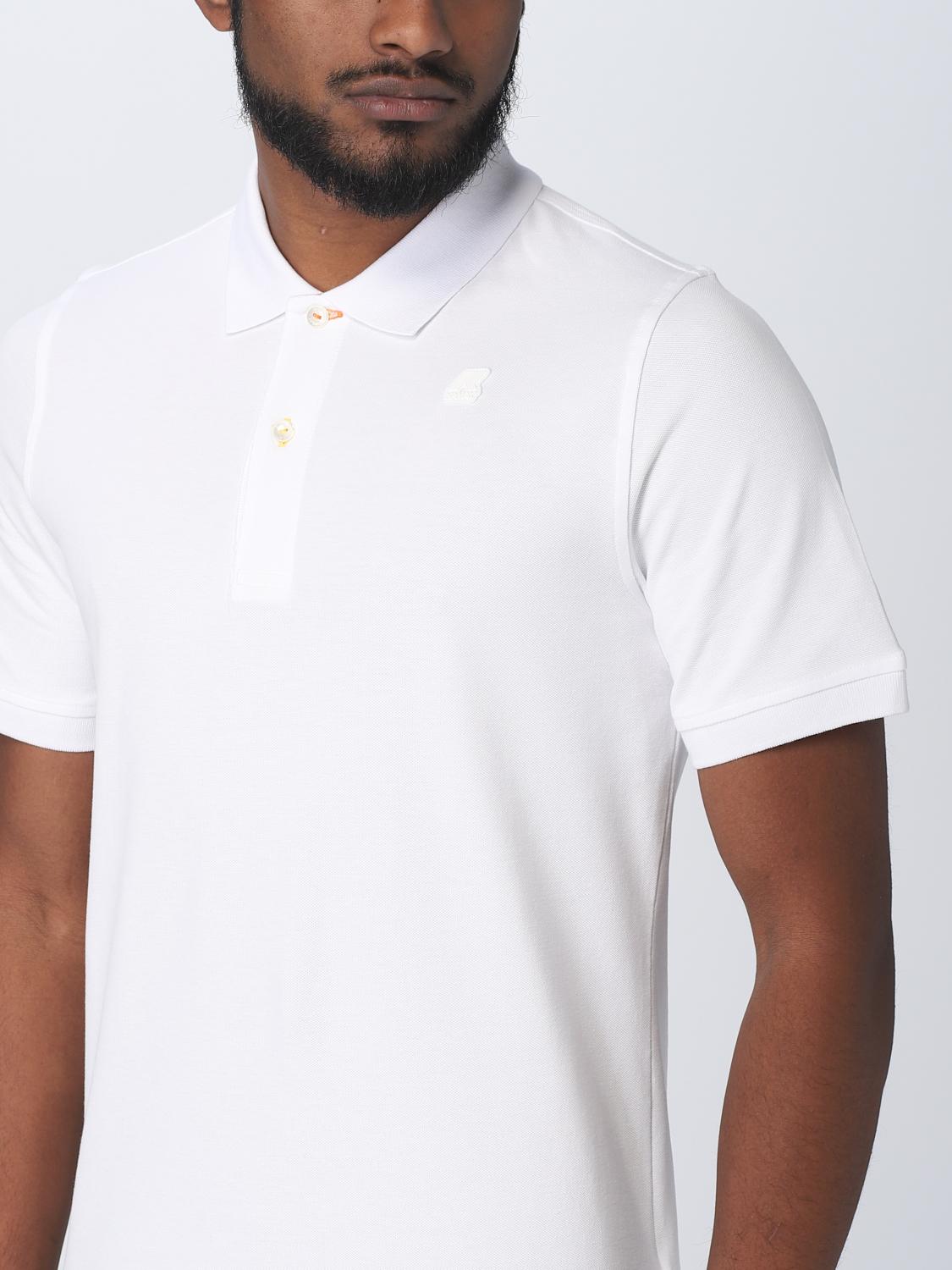K-WAY POLO SHIRT: Polo shirt men K-way, White - Img 3