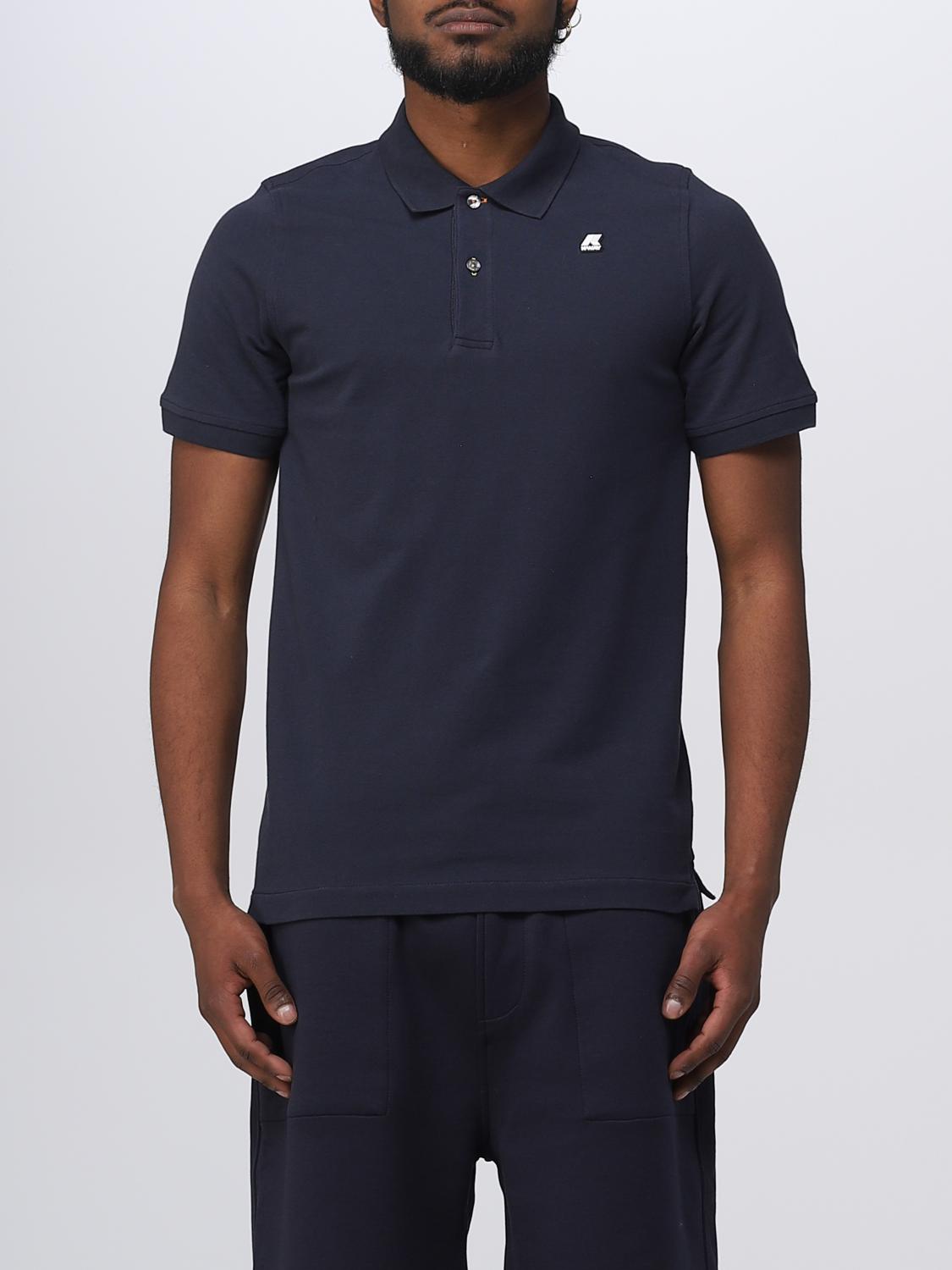 K-WAY POLO: Polo hombre K-way, Azul Oscuro - Img 1