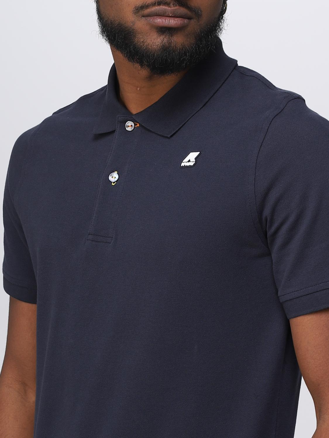 K-WAY POLO: Polo hombre K-way, Azul Oscuro - Img 3