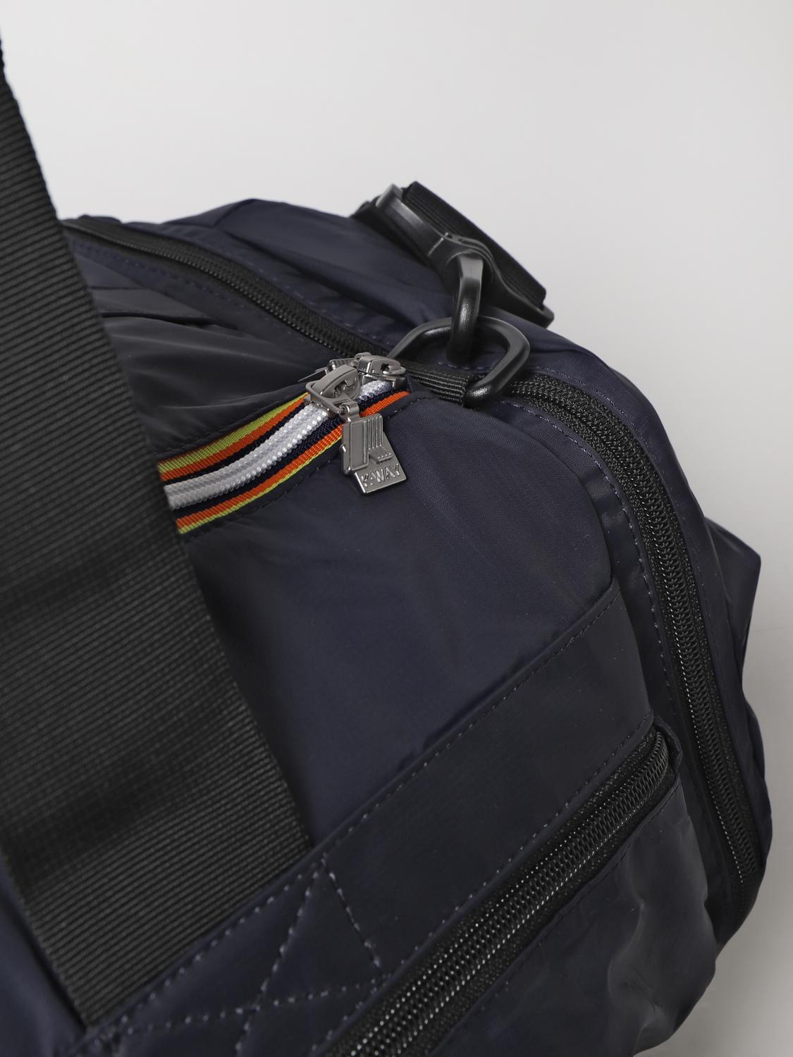 K-WAY TRAVEL BAG: Bags men K-way, Blue - Img 3