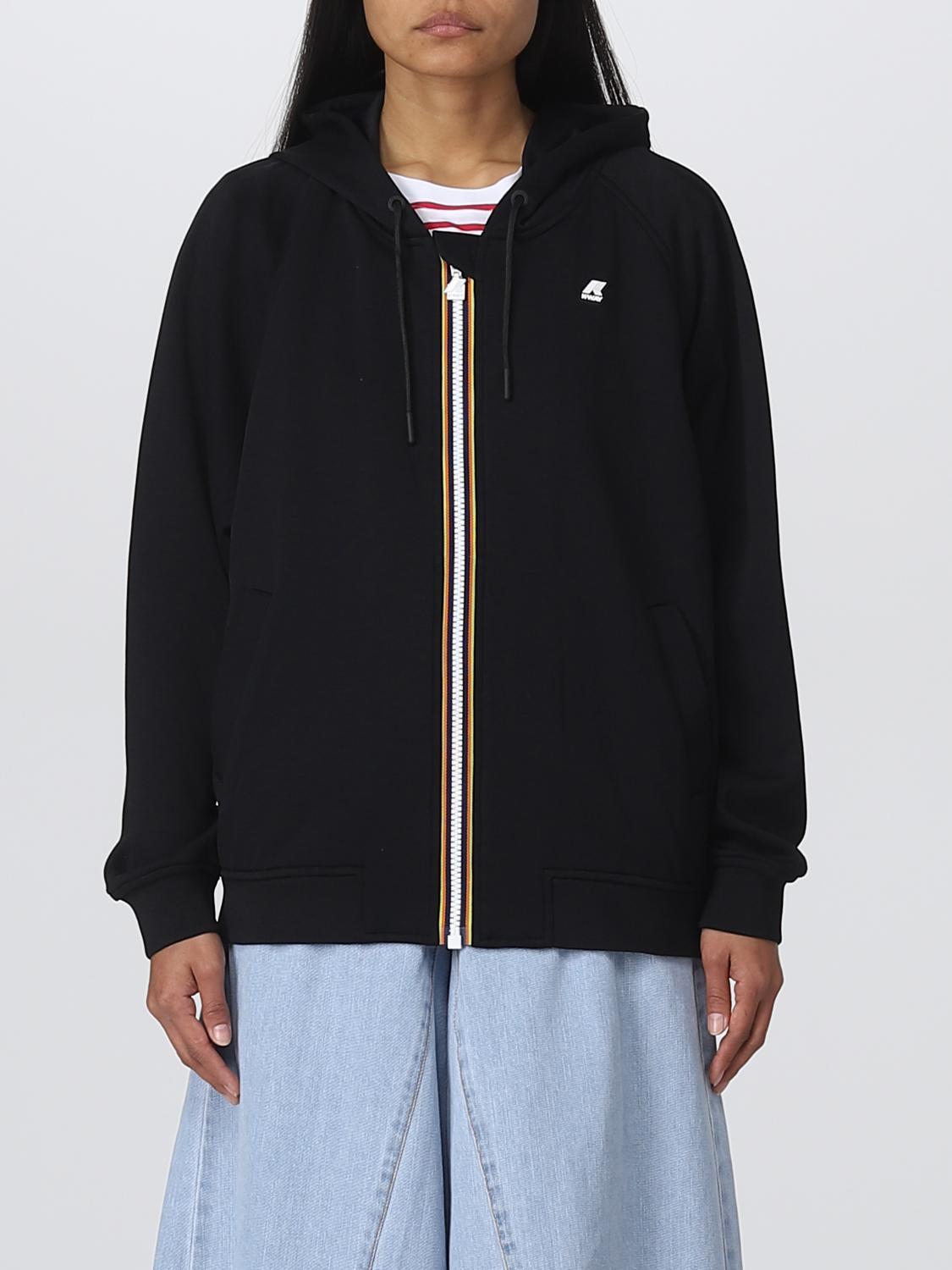 K-WAY SUDADERA: Abrigo mujer K-way, Negro - Img 1