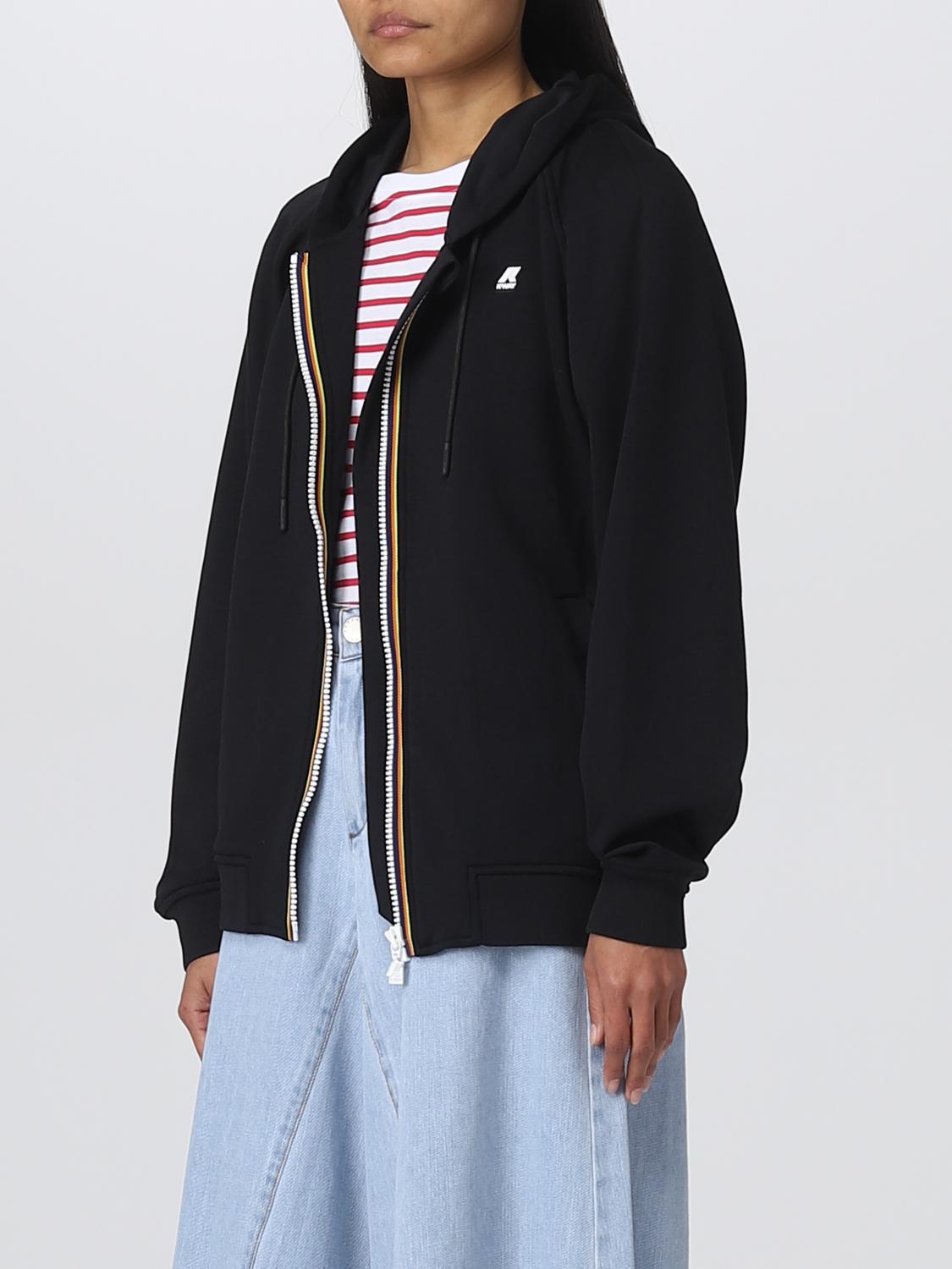 K-WAY SUDADERA: Abrigo mujer K-way, Negro - Img 3