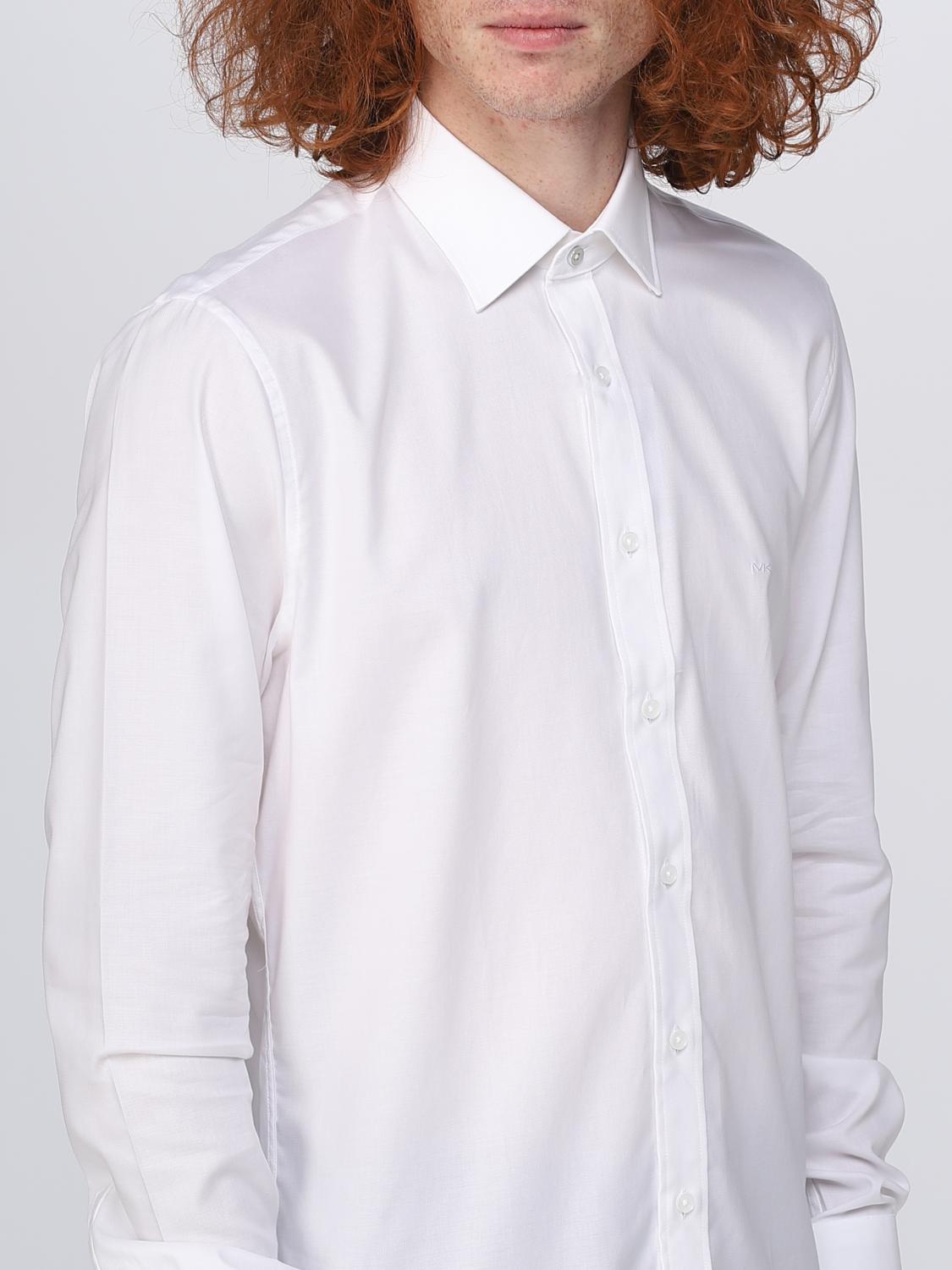 MICHAEL KORS SHIRT: Michael Kors shirt in stretch cotton, White - Img 3