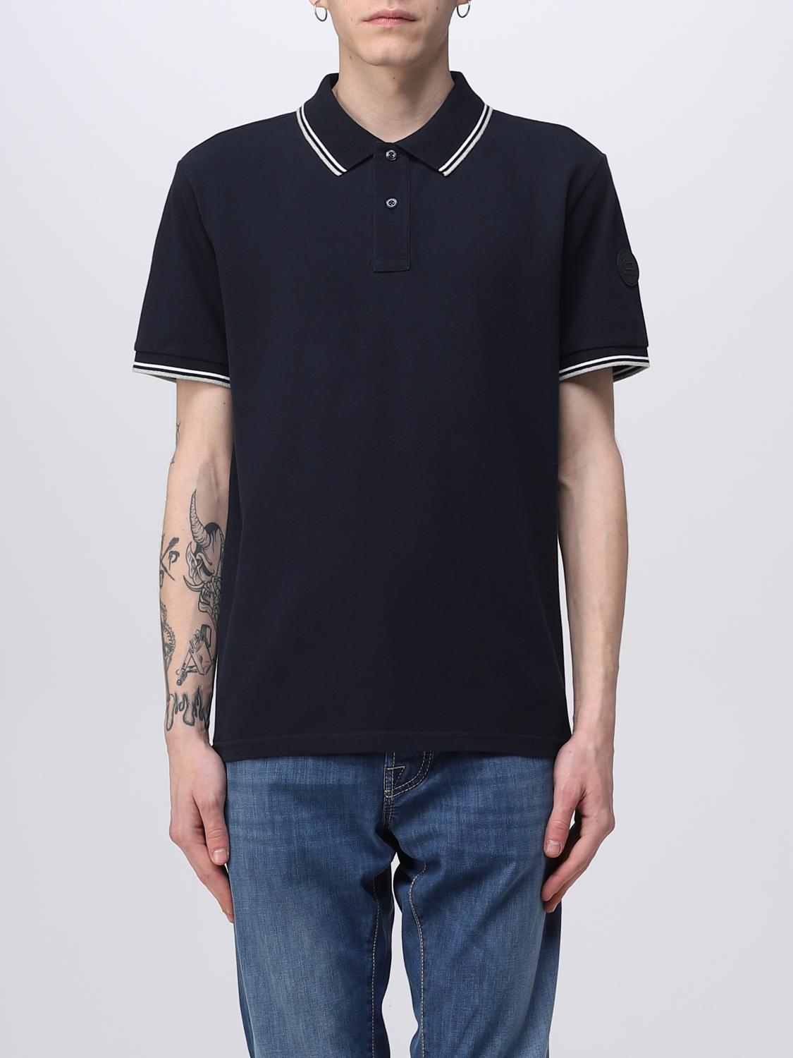 WOOLRICH ポロシャツ: セーター メンズ Woolrich, ブルー - Img 1