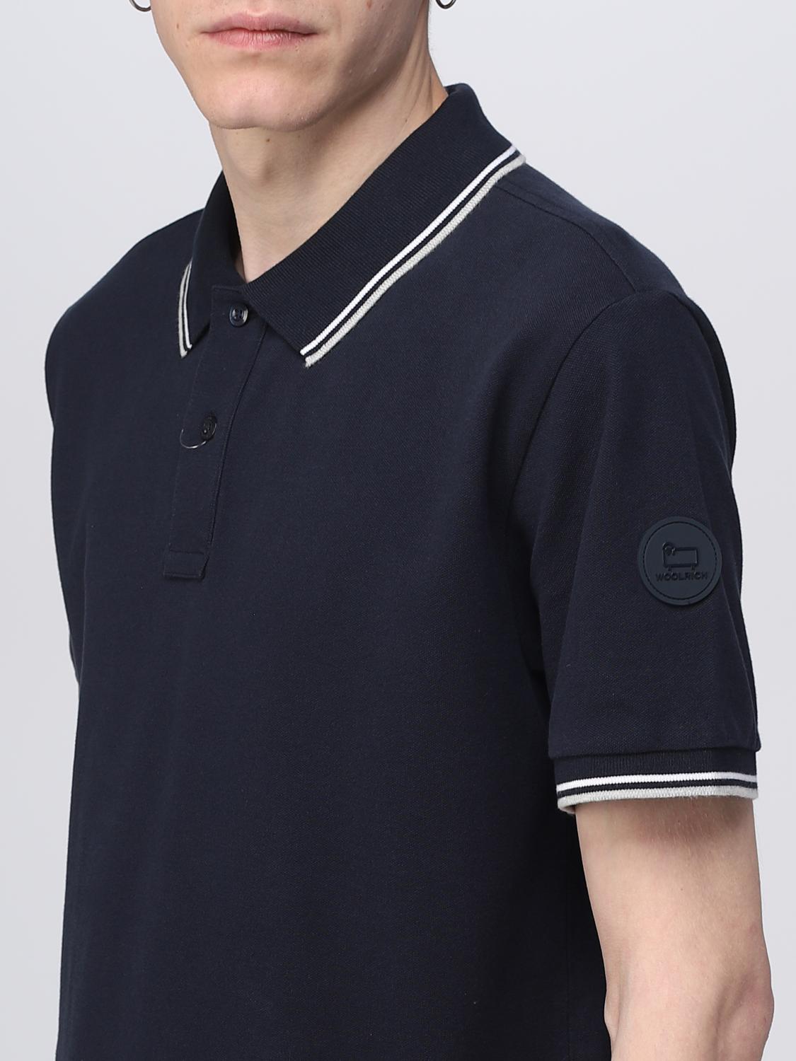 WOOLRICH ポロシャツ: セーター メンズ Woolrich, ブルー - Img 3