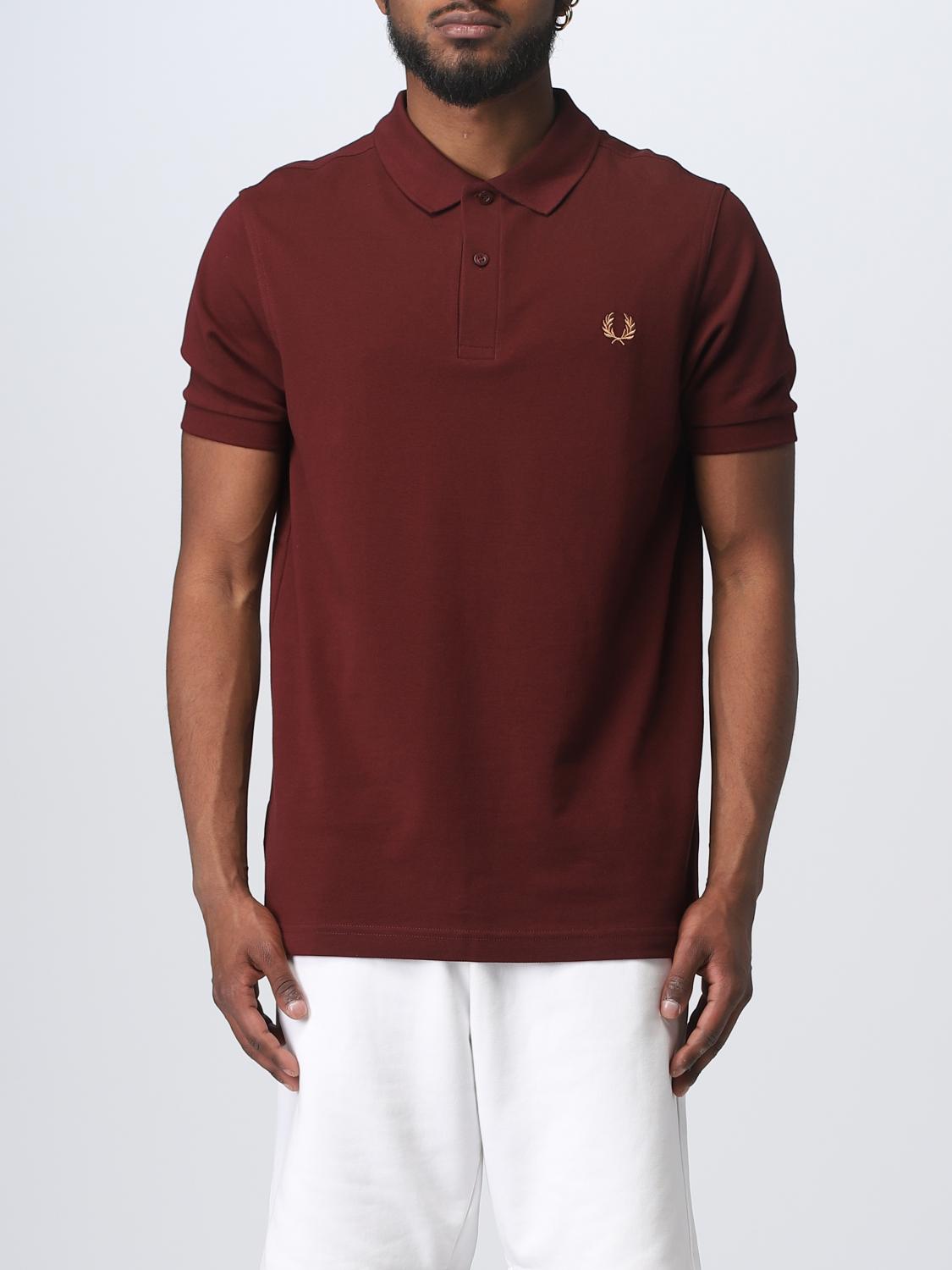 FRED PERRY POLO: Pullover herren Fred Perry, Burgunderrot - Img 1