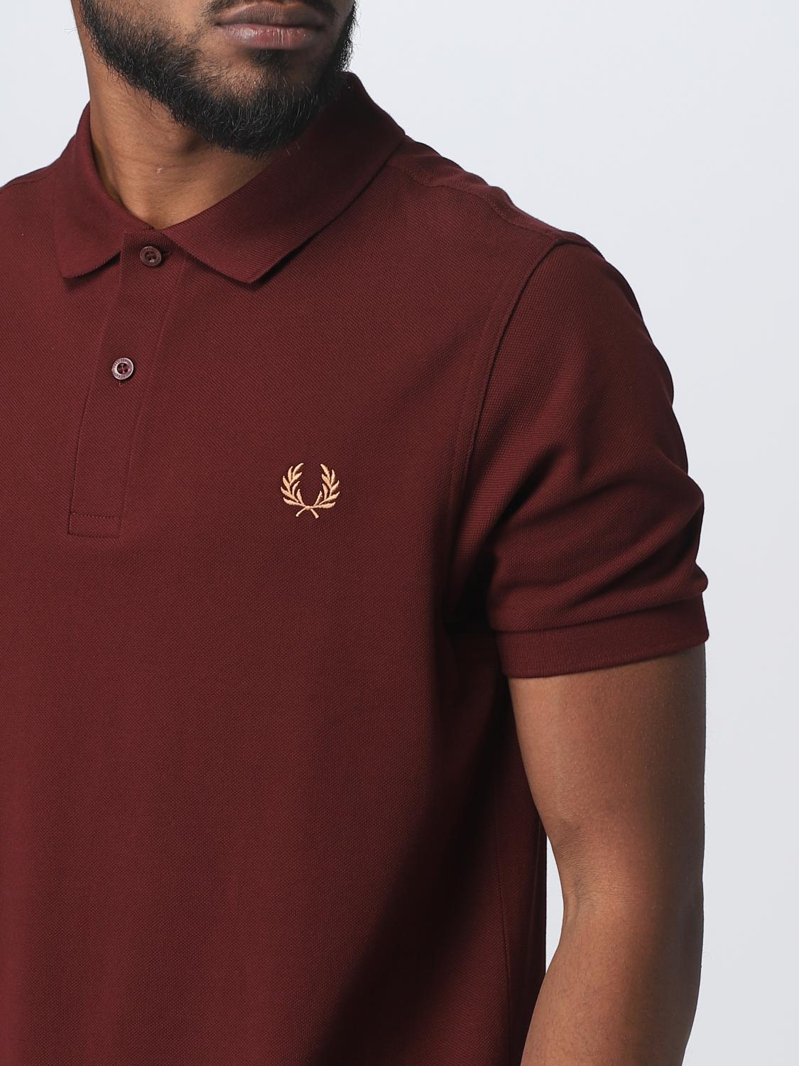 FRED PERRY POLO: Pullover herren Fred Perry, Burgunderrot - Img 3