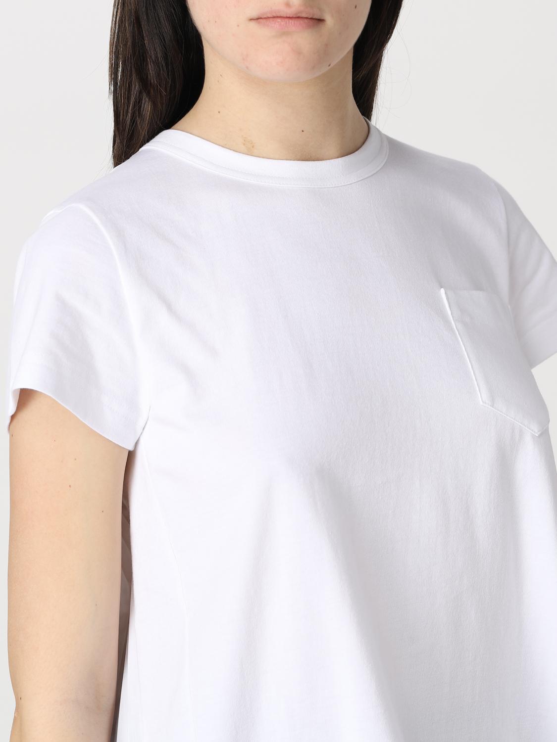 Sacai T-shirt woman - White | SCW088 | GIGLIO.COM