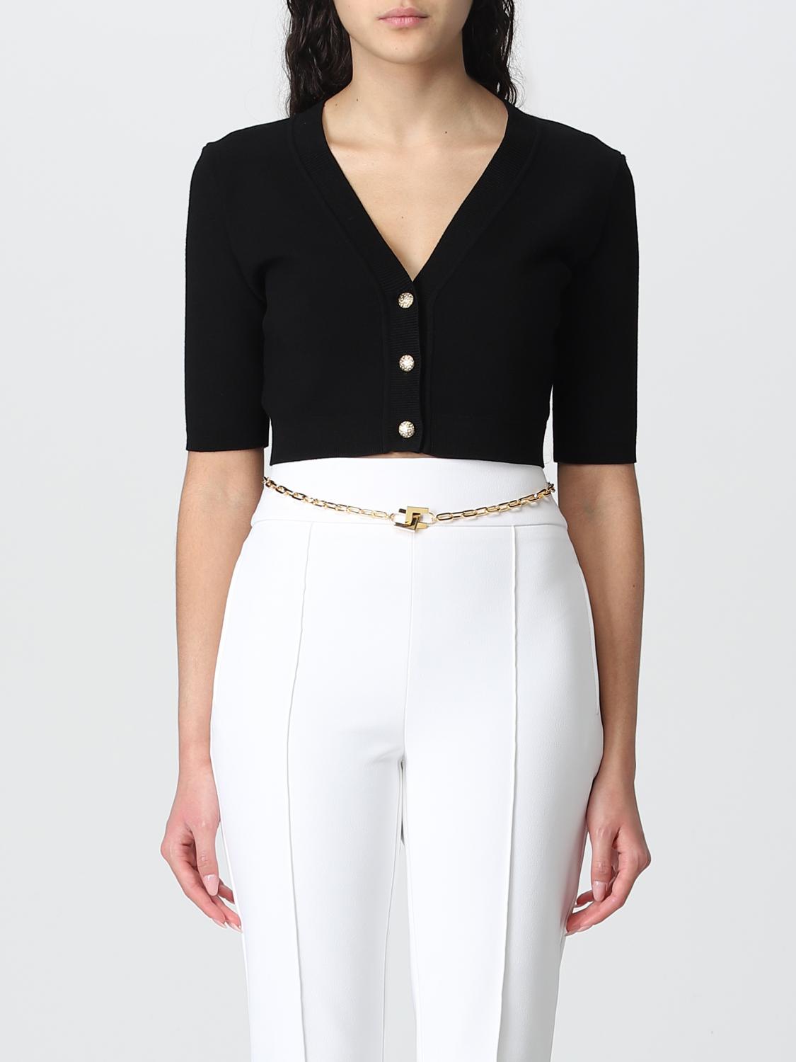 ELISABETTA FRANCHI CÁRDIGAN: Jersey mujer Elisabetta Franchi, Negro - Img 1