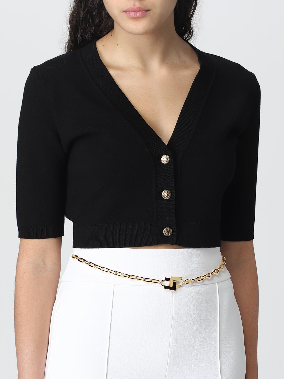 ELISABETTA FRANCHI CÁRDIGAN: Jersey mujer Elisabetta Franchi, Negro - Img 3