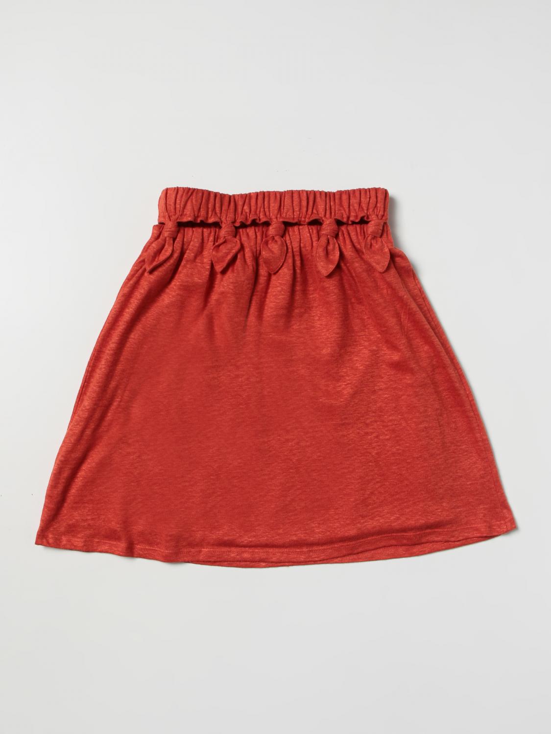 CHLOÉ FALDA: Falda niños ChloÉ, Naranja - Img 1