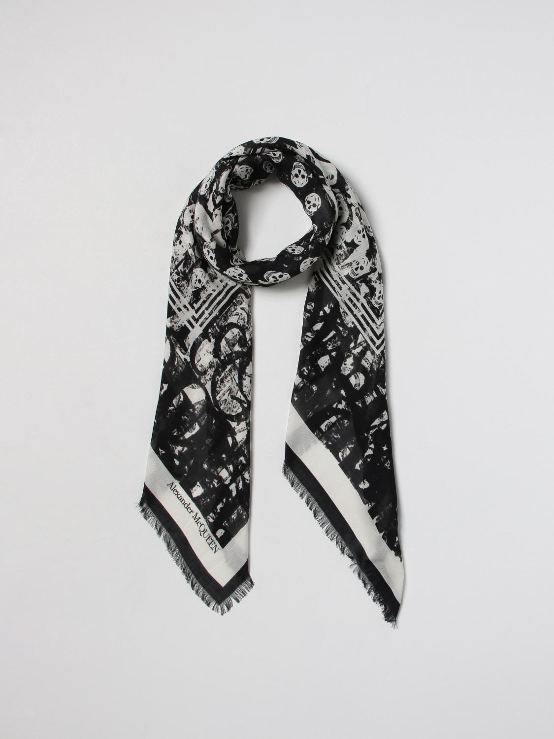 MCQUEEN BUFANDA: Bufanda hombre McQueen, Negro - Img 2