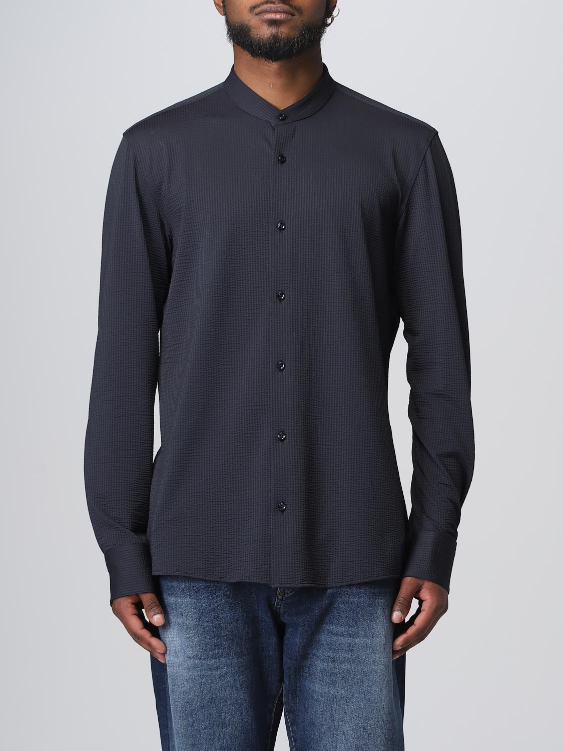 BOSS CAMICIA: Camicia Boss in cotone, Blue - Img 1