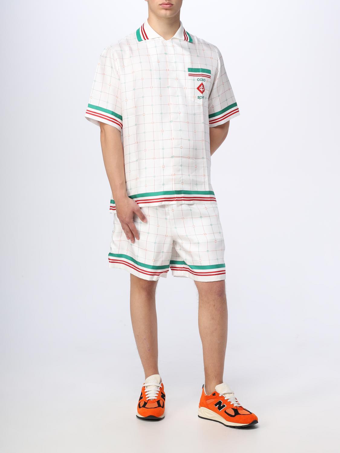 CASABLANCA SHORTS: Short men Casablanca, White 1 - Img 2