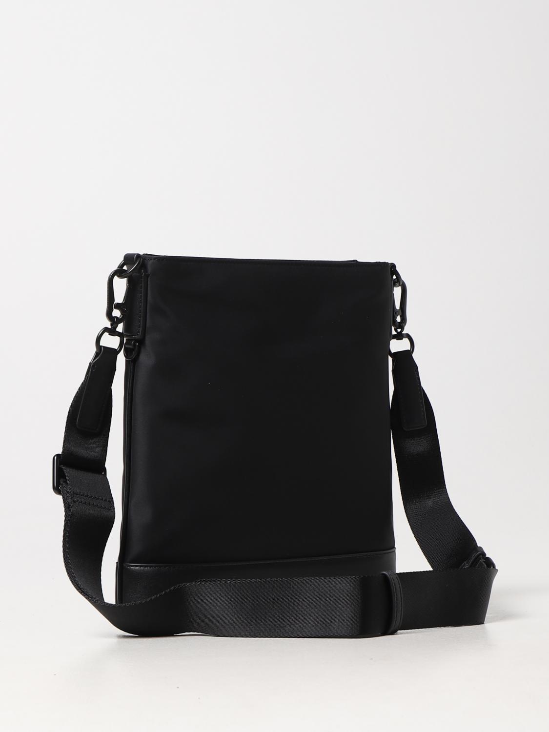 KARL LAGERFELD BORSA A TRACOLLA: Borsa Karl Lagerfeld in nylon, Nero - Img 2
