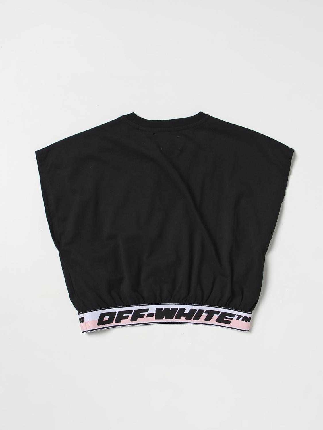 OFF-WHITE KIDS CAMISETA: Camisetas niños Off-white, Negro - Img 2