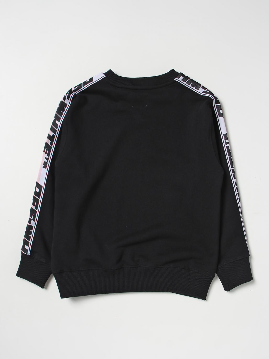 OFF-WHITE KIDS JERSEY: Jersey niños Off-white, Negro - Img 2