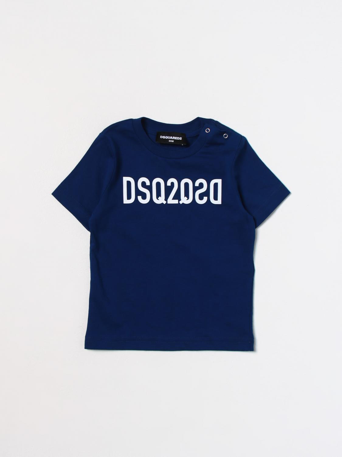 DSQUARED2 CAMISETA: Camiseta niños Dsquared2 Junior, Azul Oscuro - Img 1
