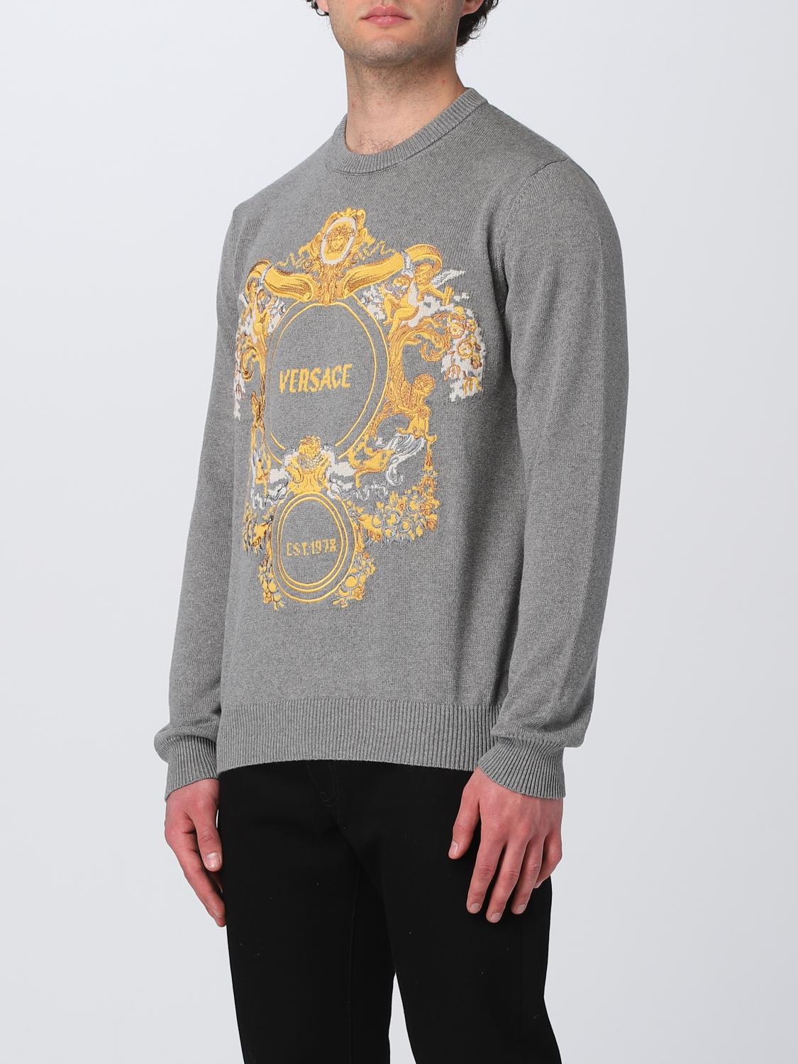 VERSACE PULL: Pull homme Versace, Gris - Img 4