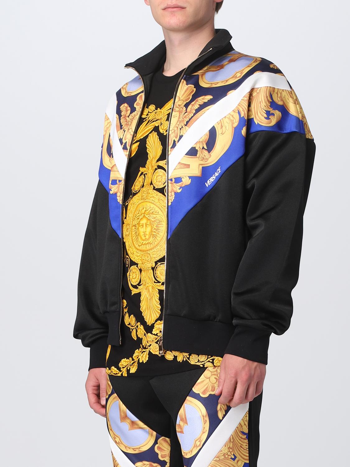 VERSACE SWEATSHIRT: Pullover herren Versace, Blau - Img 4