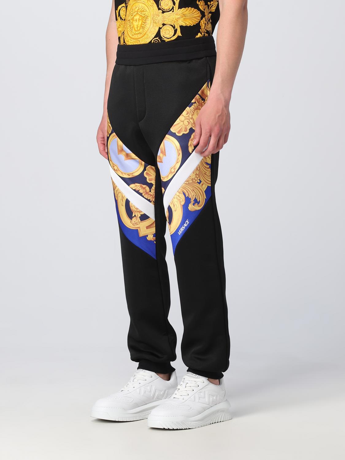 VERSACE パネルバロック プリント トラックパンツ ボトムス メデューサ ヴェルサーチクラシックVERSACE CLASSIC V2 バロック柄パジャマパンツ