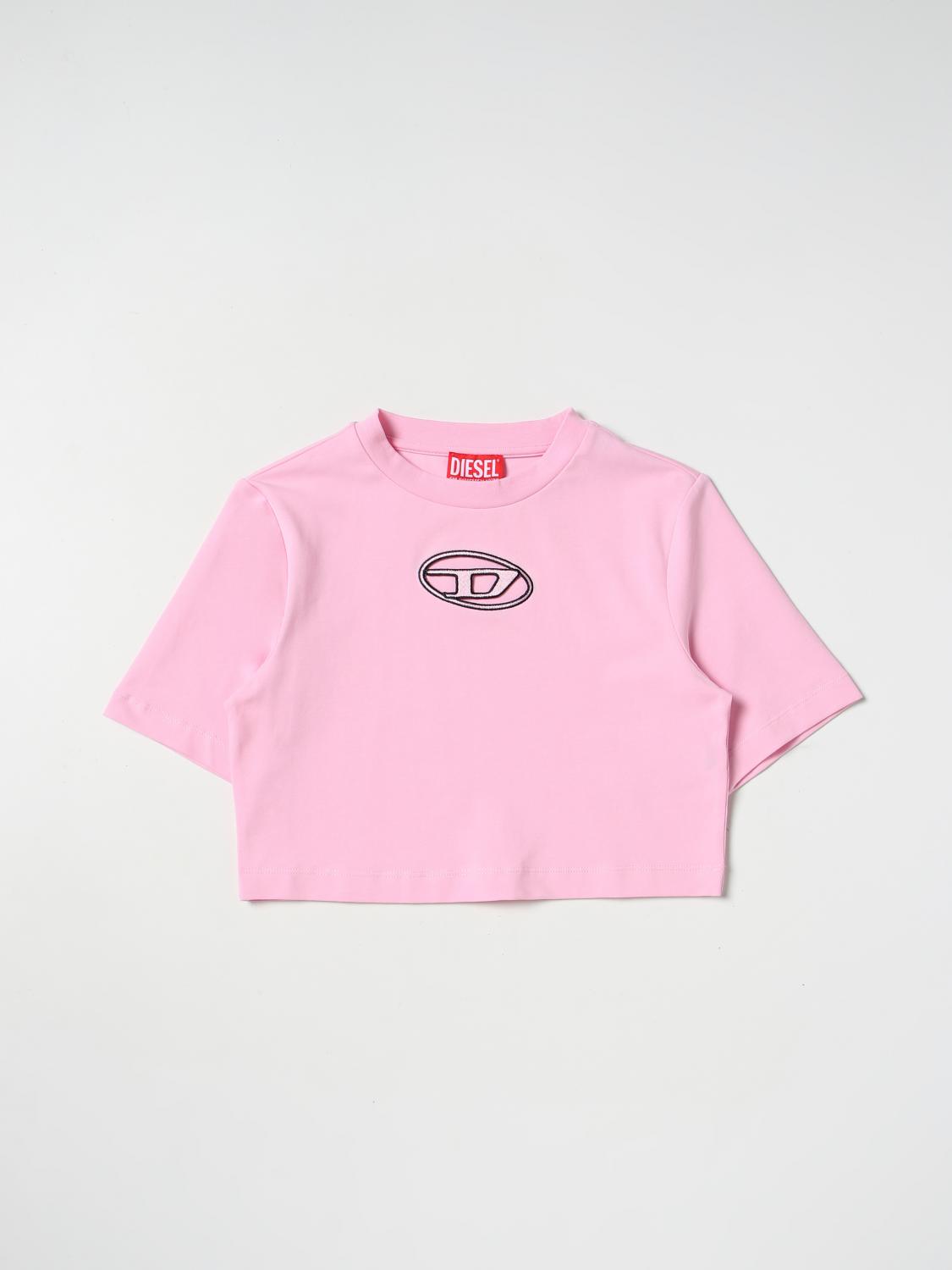 DIESEL CAMISETA: Camisetas niños Diesel, Rosa - Img 1