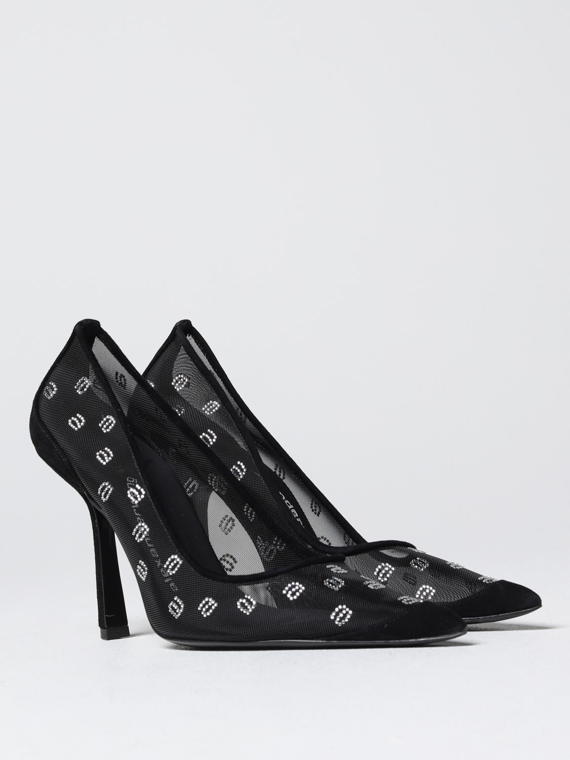 ALEXANDER WANG PUMP: Alexander Wang Delphine pumps in nylon with rhinestones, Black - Img 2