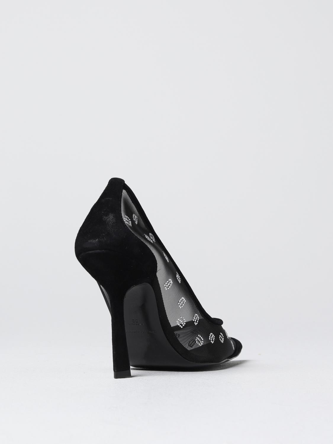 ALEXANDER WANG PUMP: Alexander Wang Delphine pumps in nylon with rhinestones, Black - Img 3