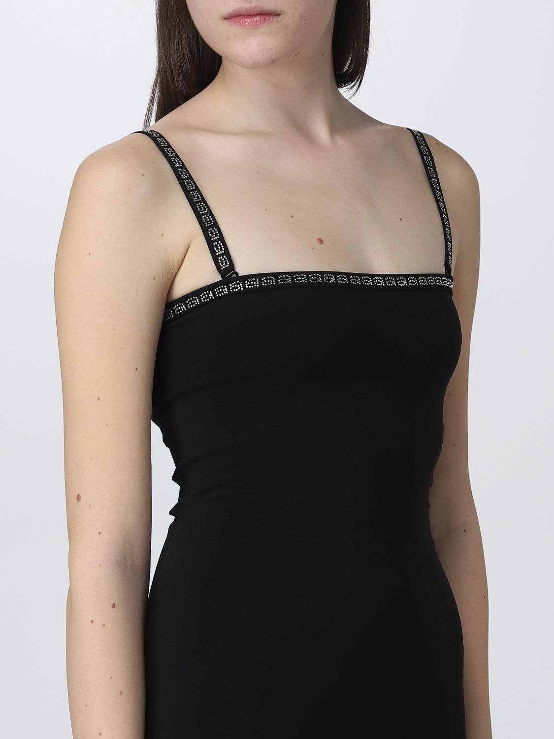 ALEXANDER WANG ABITO: Abito Alexander Wang in nylon, Nero - Img 4