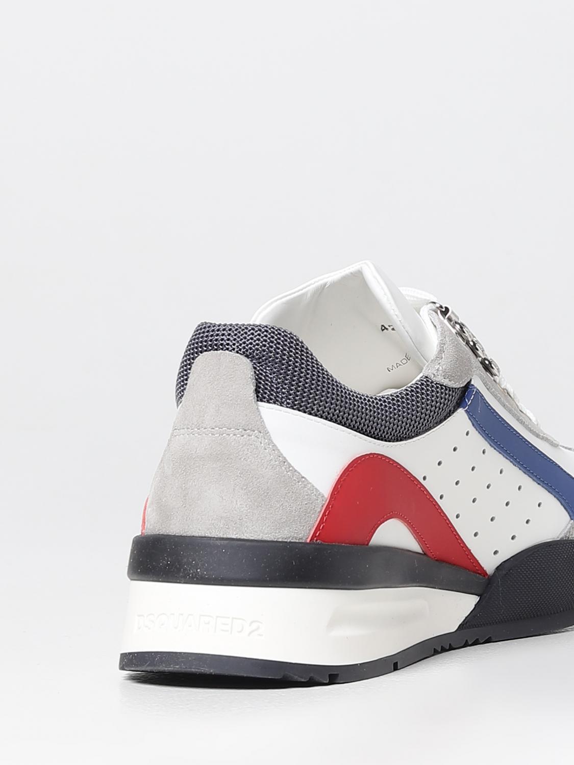 DSQUARED2 SNEAKERS: Sneakers Original Dsquared2 in pelle, Bianco - Img 3