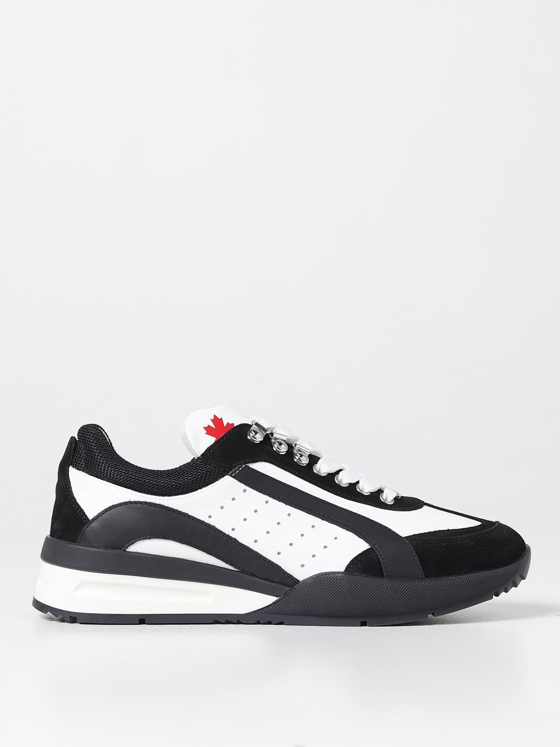 DSQUARED2 SNEAKERS: Original Dsquared2 leather sneakers, Black - Img 1