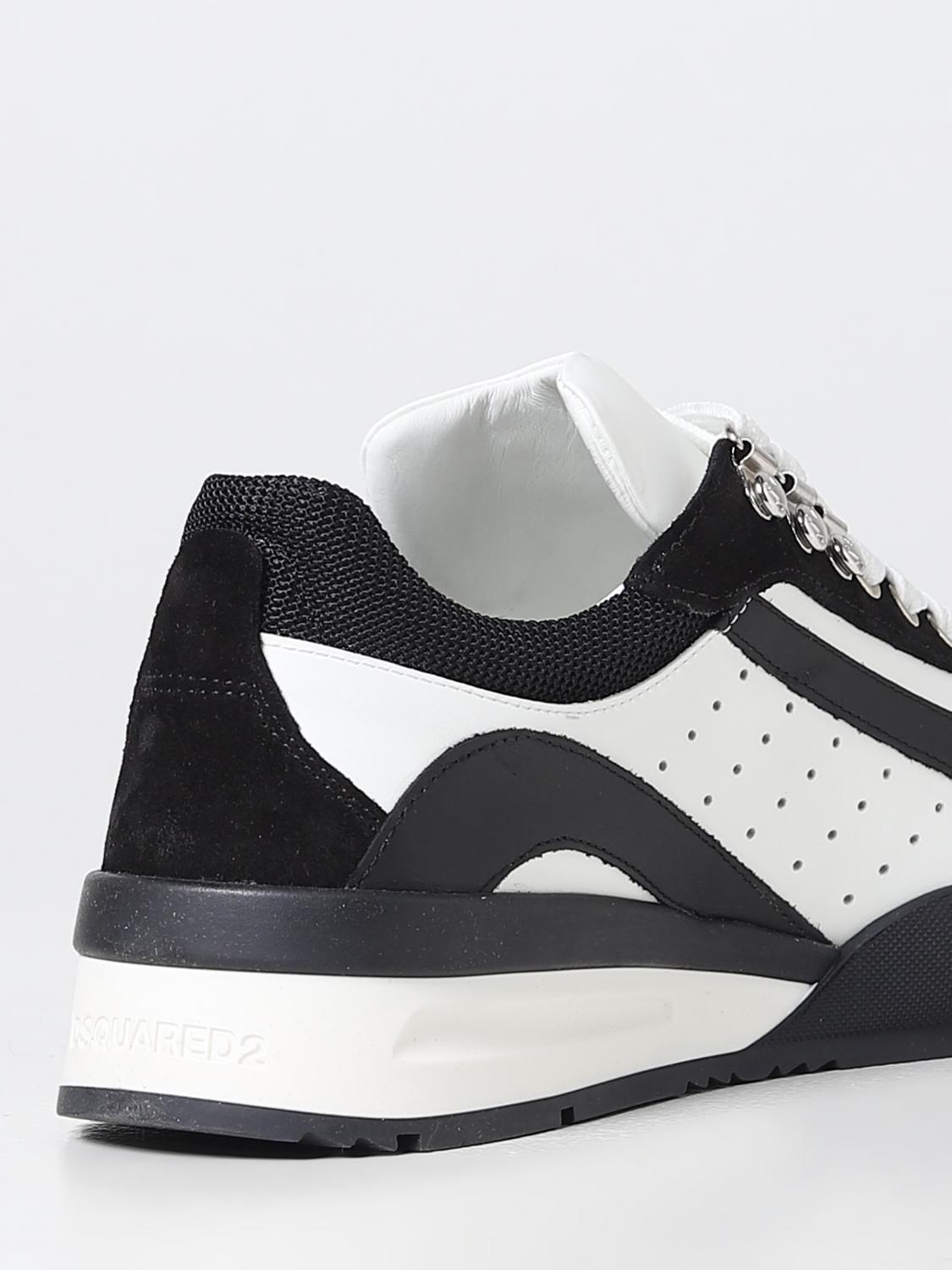 DSQUARED2 SNEAKERS: Original Dsquared2 leather sneakers, Black - Img 3