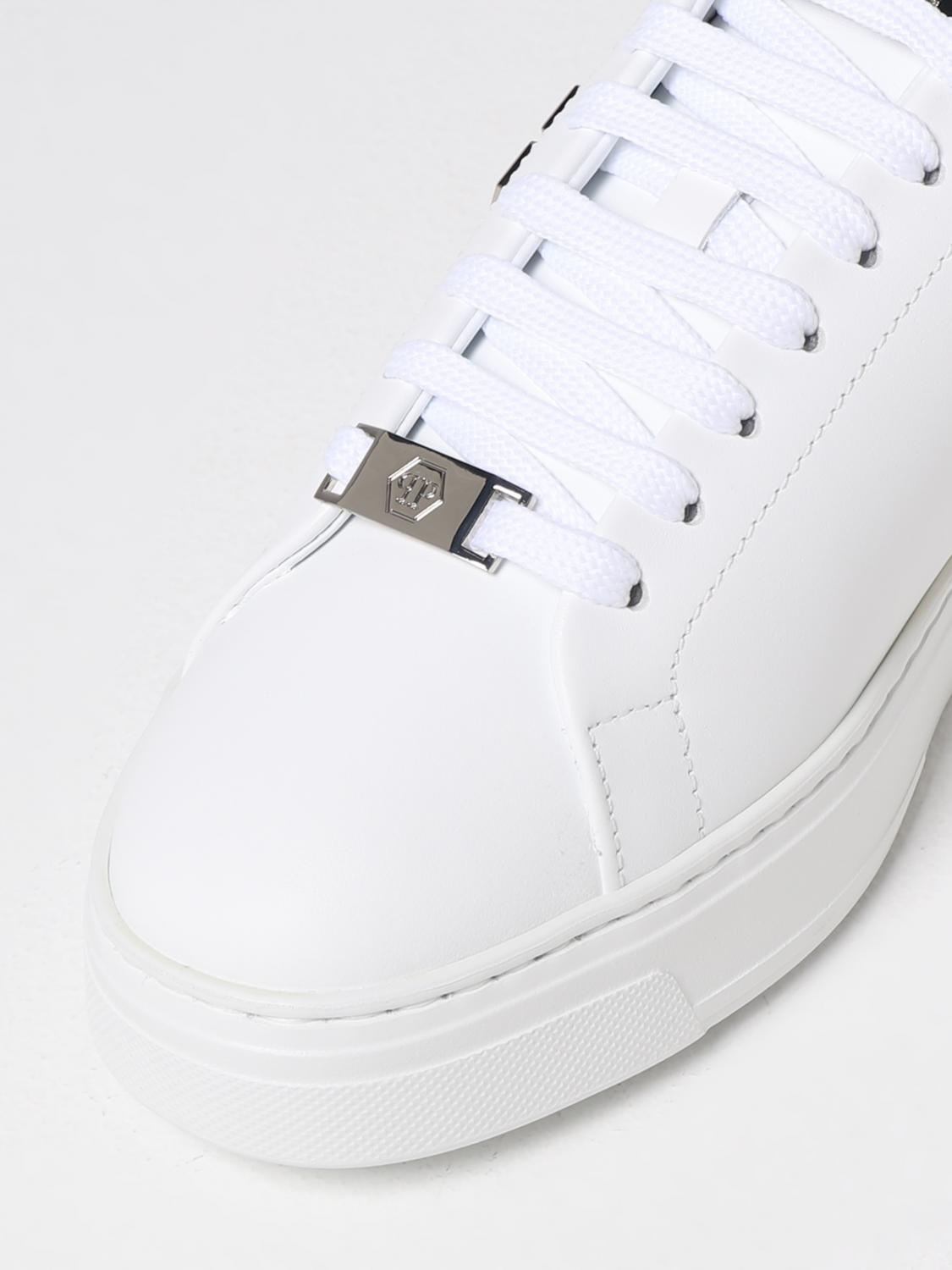PHILIPP PLEIN SNEAKERS: Schuhe herren Philipp Plein, Weiß - Img 4