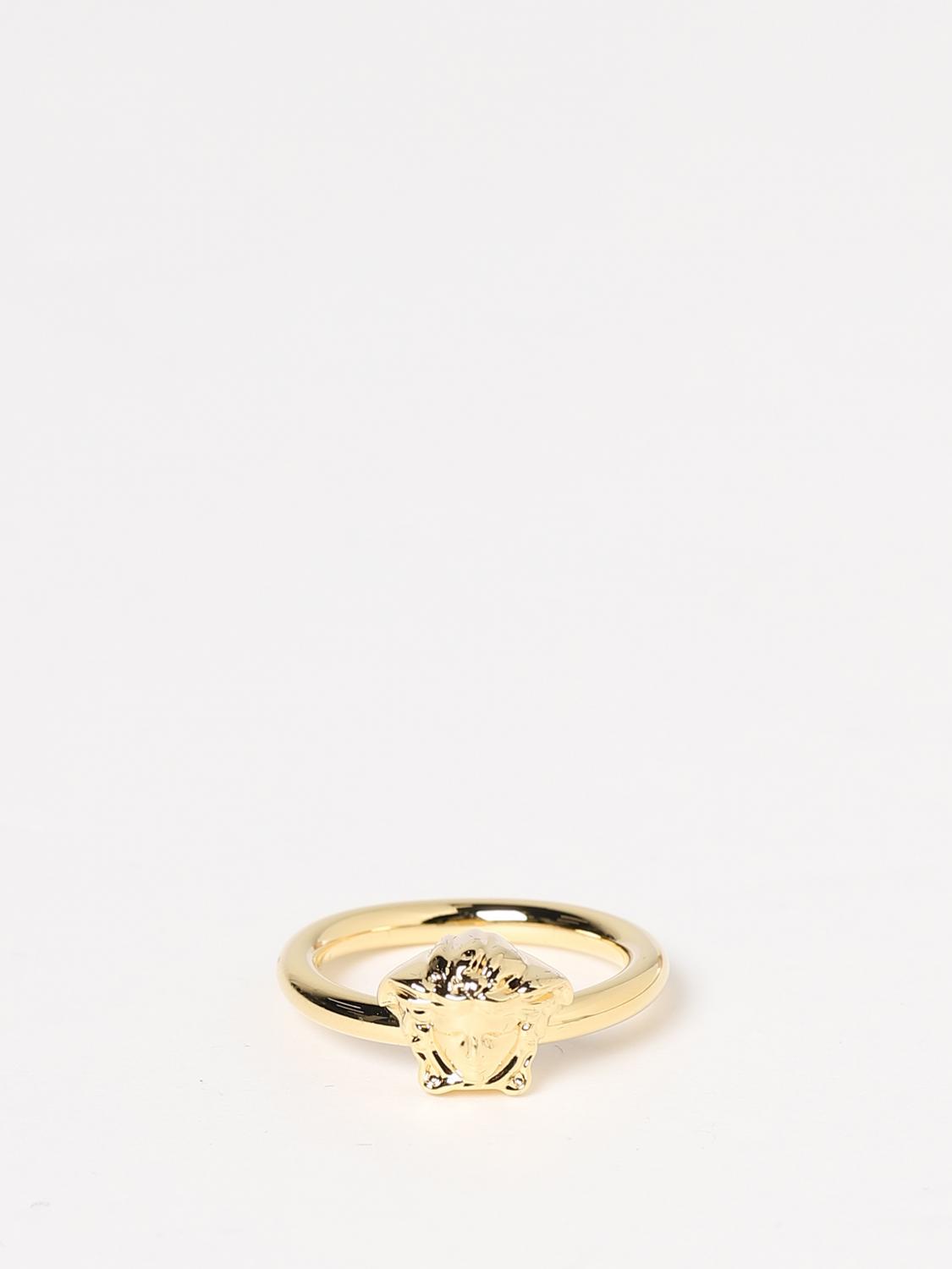 Versace La Medusa ring in hypoallergenic brass - Brown