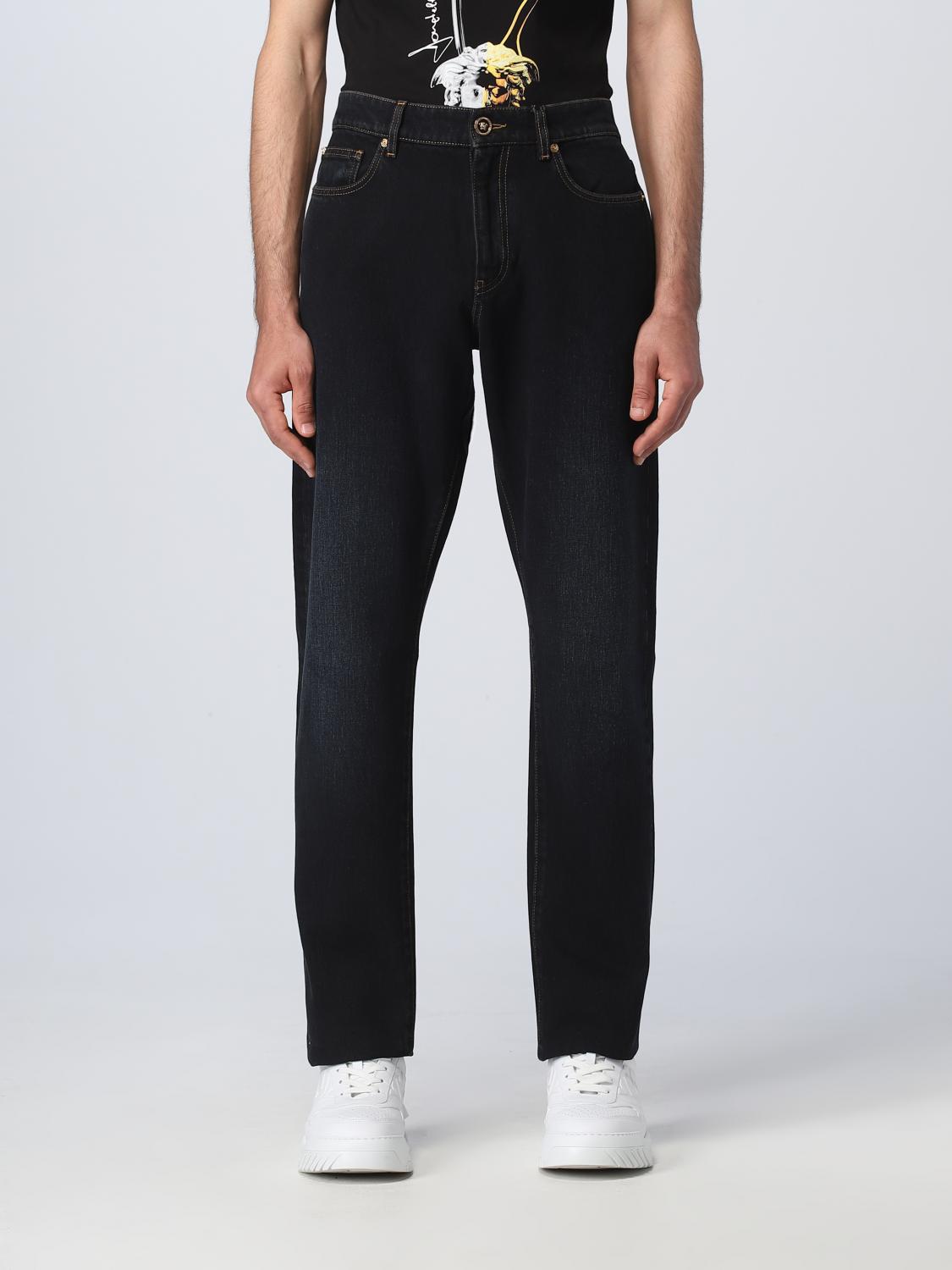 VERSACE JEANS: Jeans hombre Versace, Azul Oscuro - Img 1