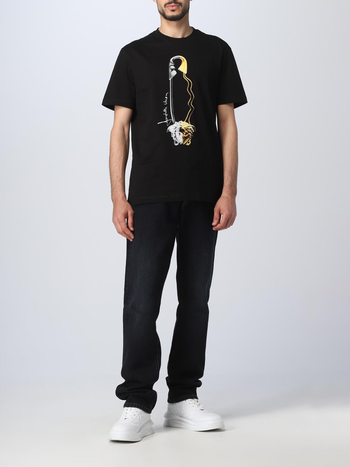 VERSACE JEANS: Jeans hombre Versace, Azul Oscuro - Img 2