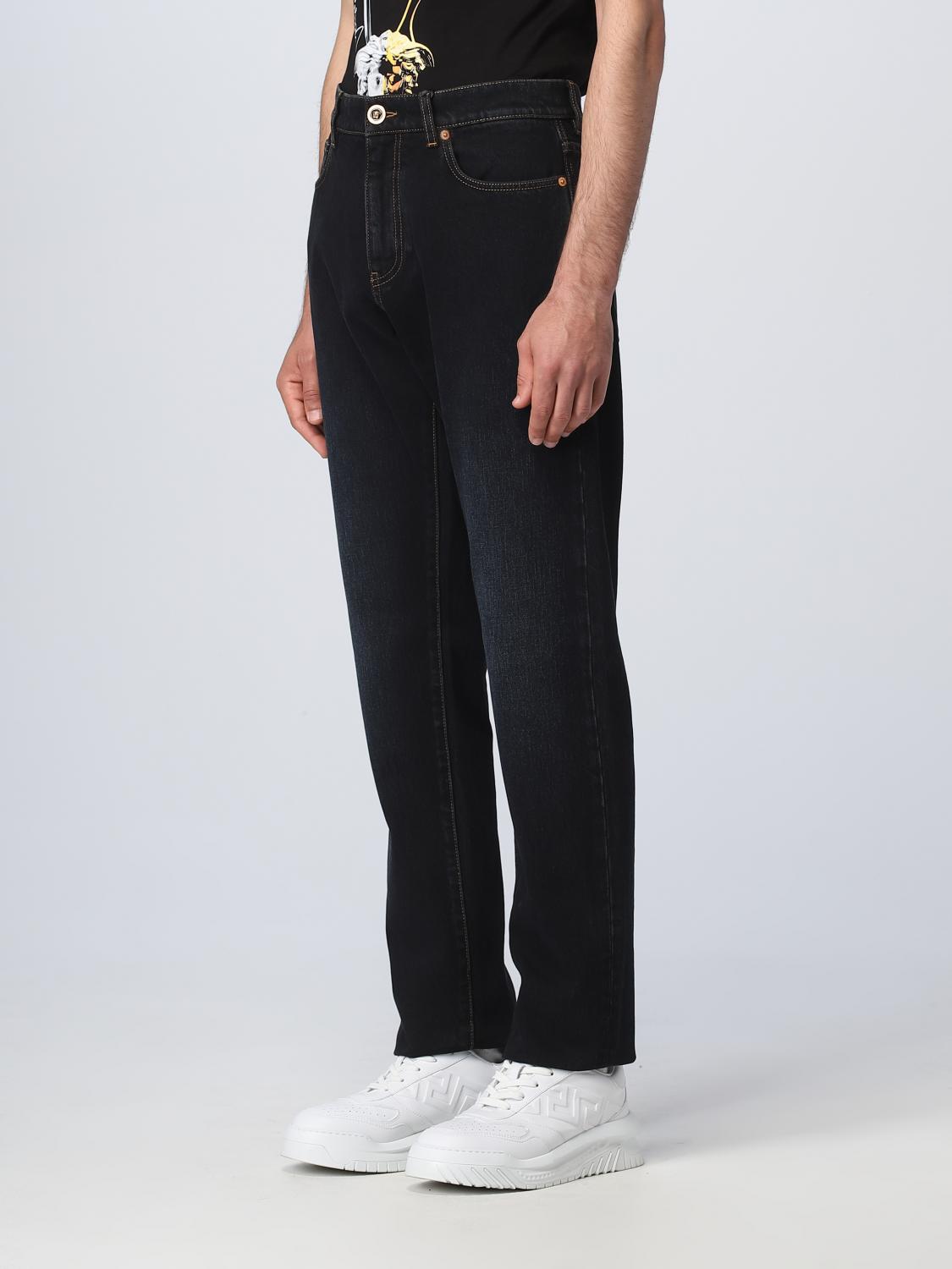 VERSACE JEANS: Jeans hombre Versace, Azul Oscuro - Img 4