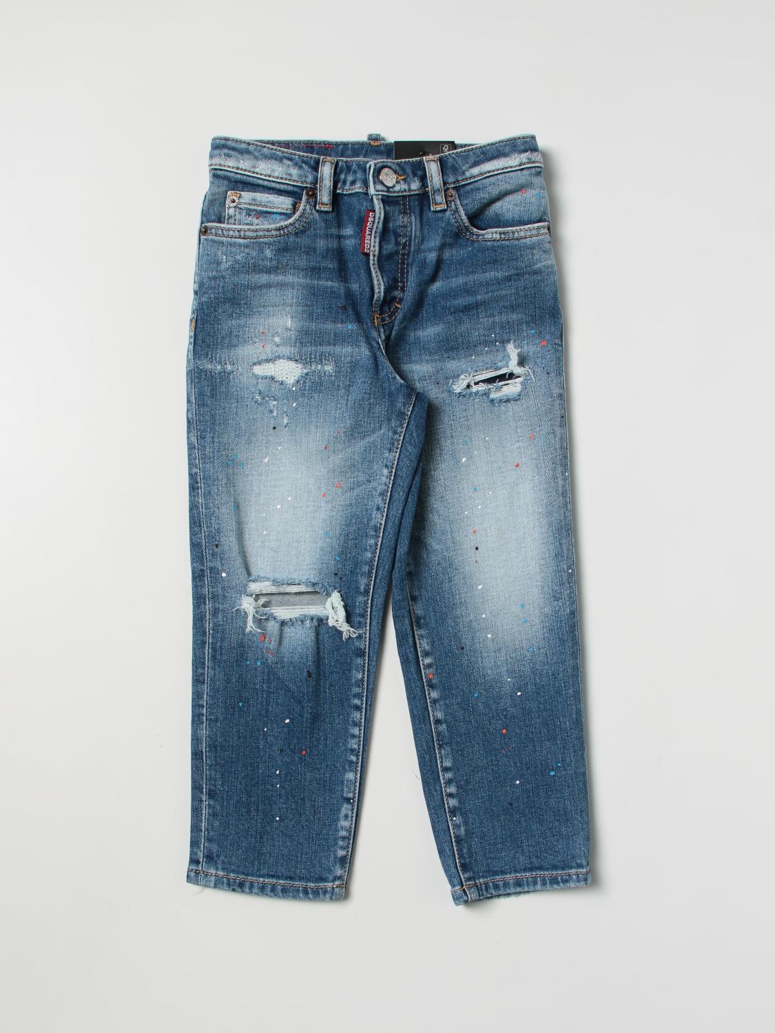 DSQUARED2 JEANS: Jeans enfant Dsquared2 Junior, Bleu - Img 1