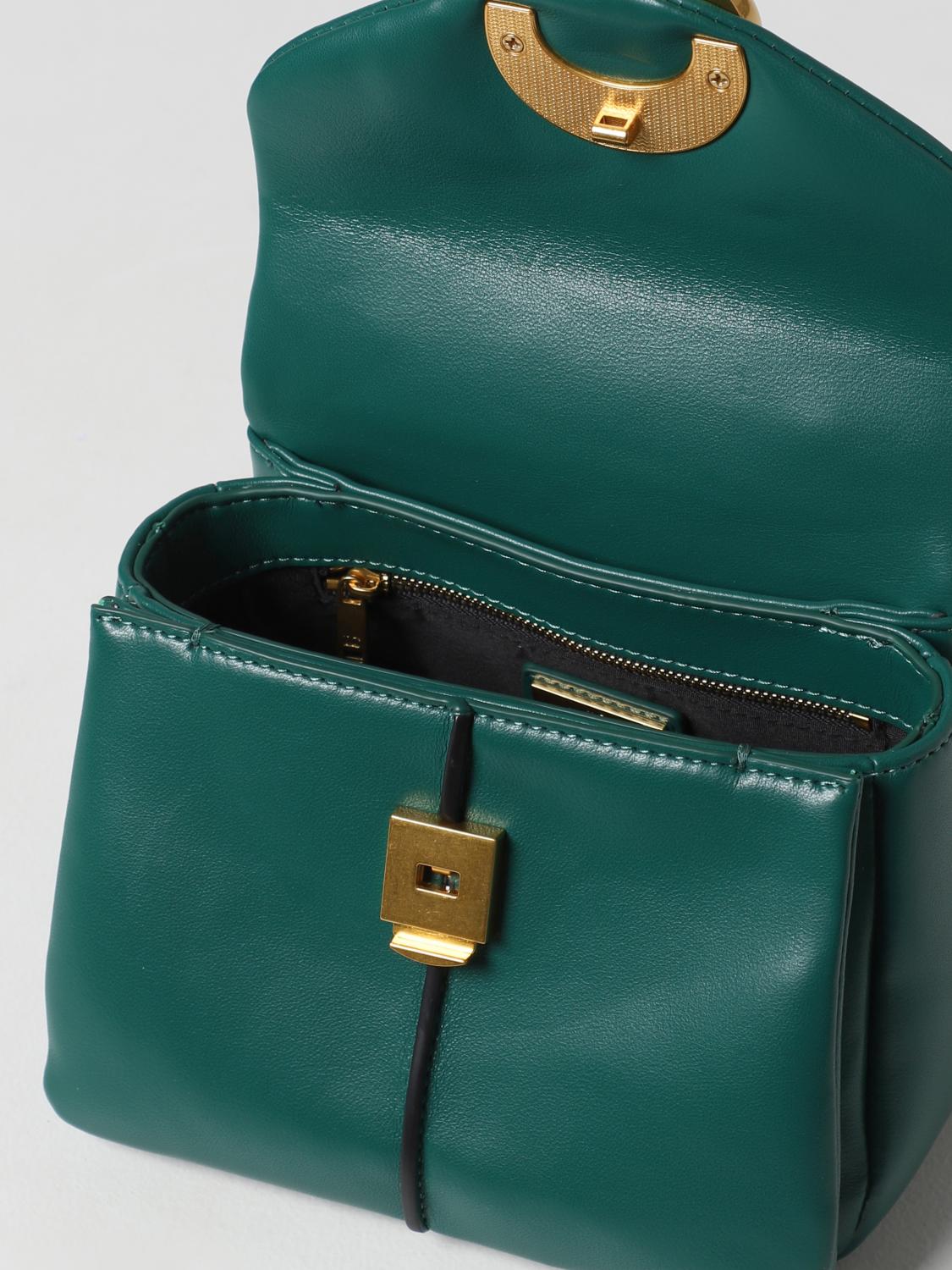 LA CARRIE BORSA MINI: Borsa La Carrie in pelle sintetica, Verde - Img 3