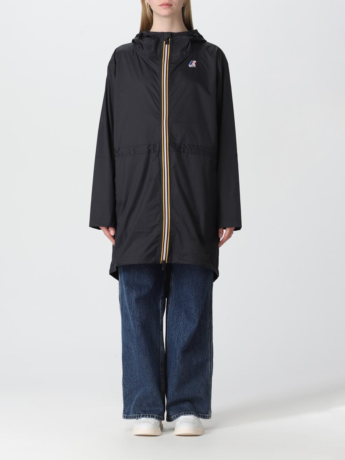 K-WAY JACKET: Coat woman K-way, Black - Img 1