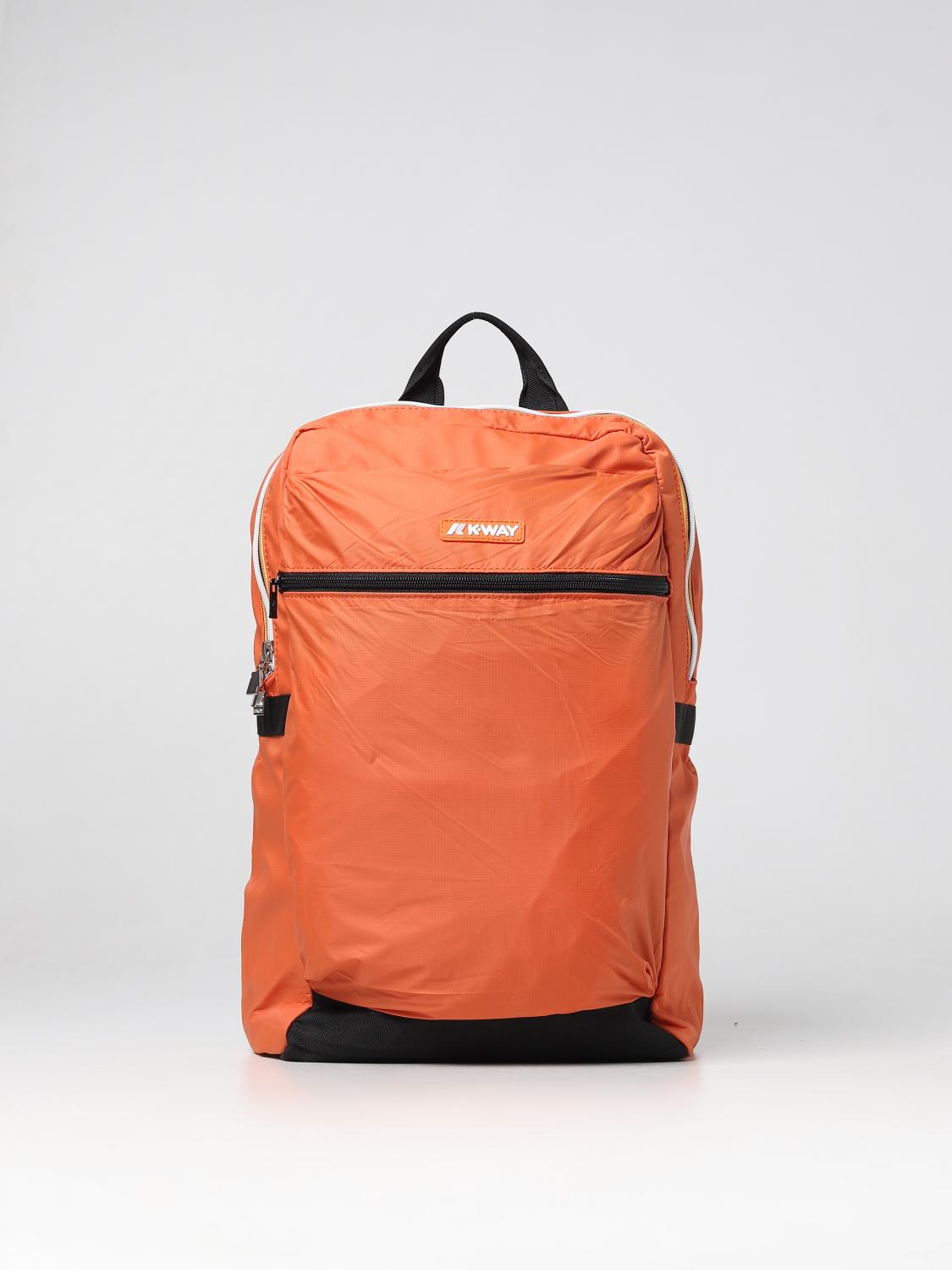K-WAY ZAINO: Zaino Laon K-Way in nylon Ripstop , Arancione - Img 1