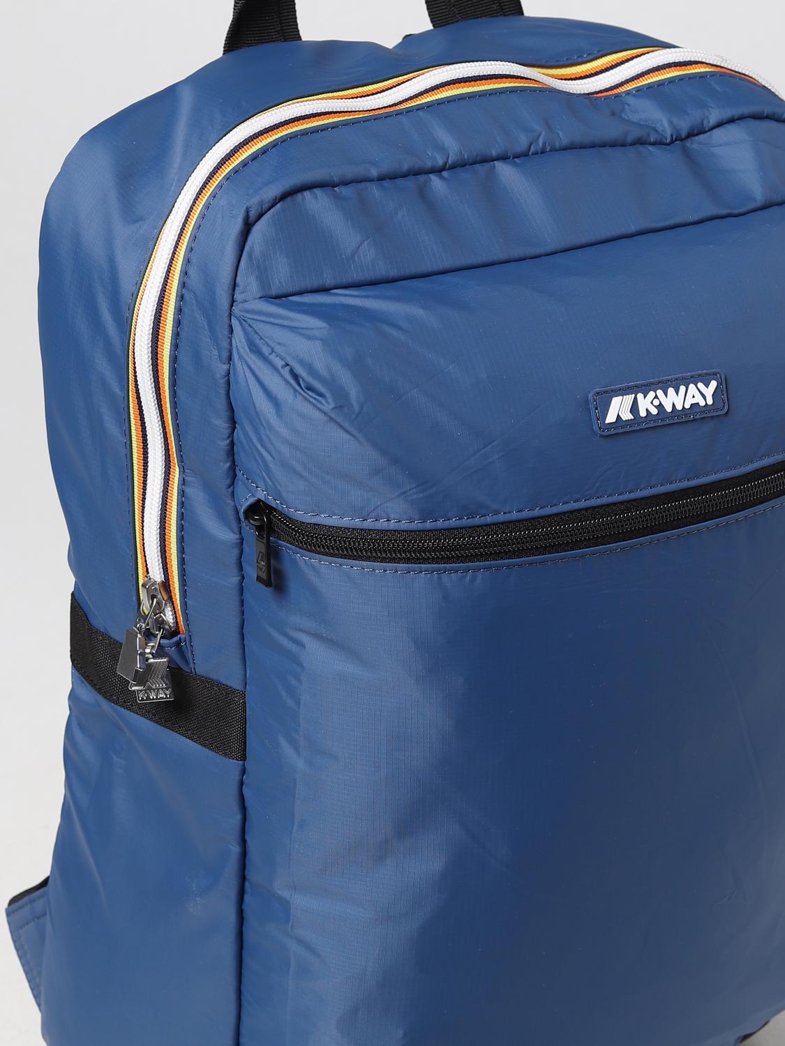 K-WAY BACKPACK: Shoulder bag woman K-way, Blue 1 - Img 3