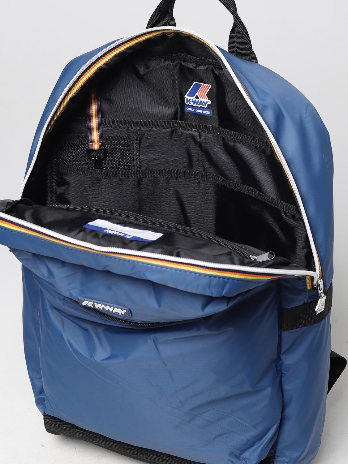 K-WAY BACKPACK: Shoulder bag woman K-way, Blue 1 - Img 4