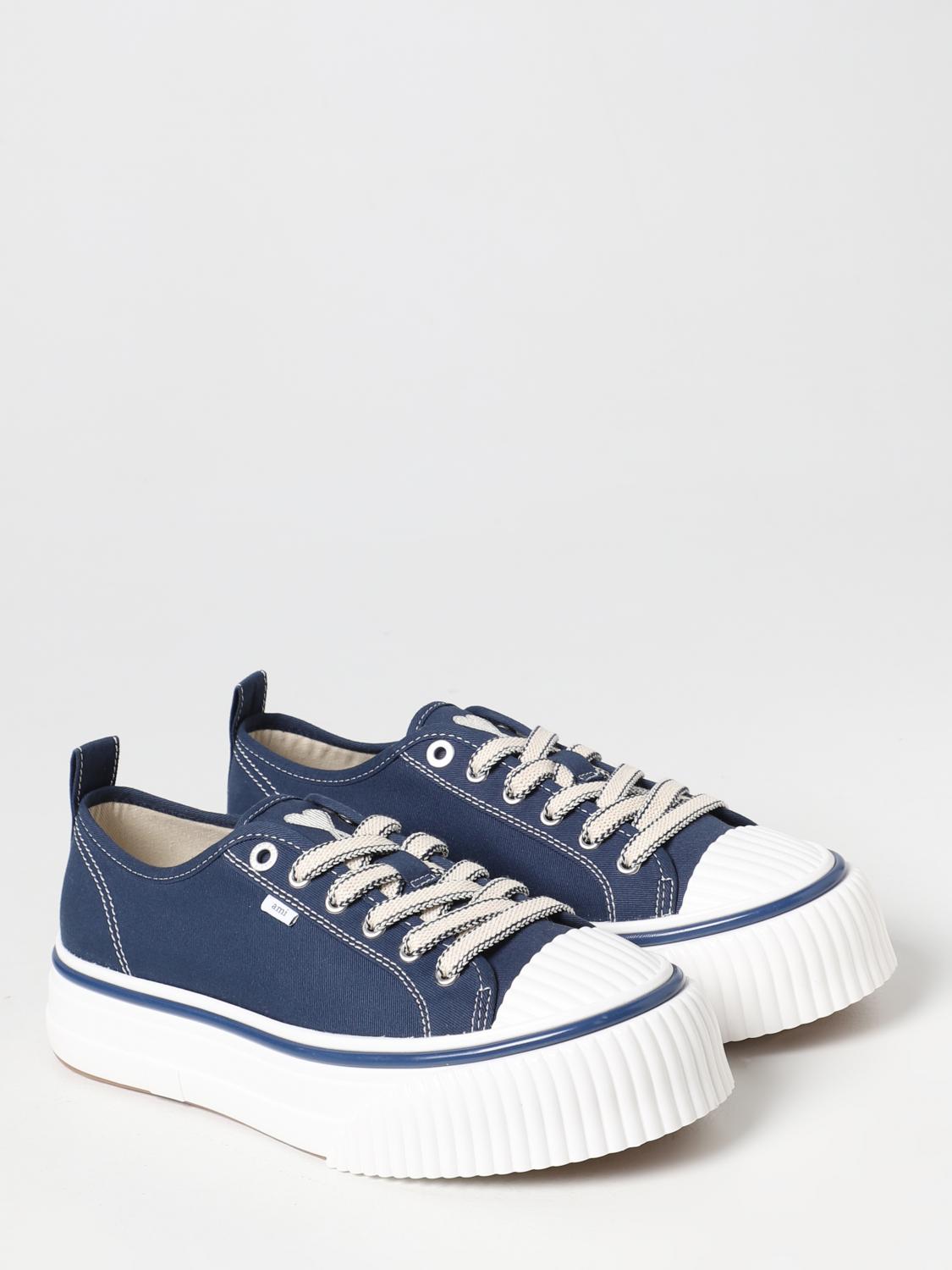 AMI PARIS SNEAKERS: Sneakers herren Ami Paris, Blau - Img 2