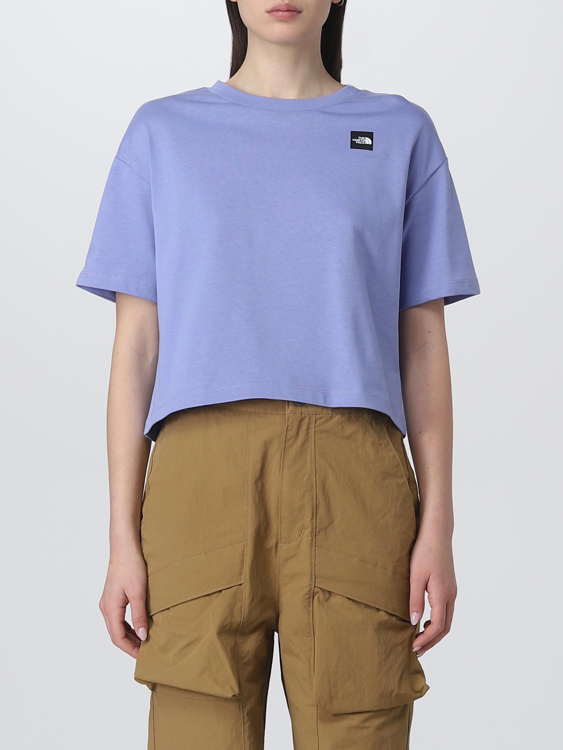 THE NORTH FACE T-SHIRTS: T-shirt The North Face in cotone, Azzurro - Img 1