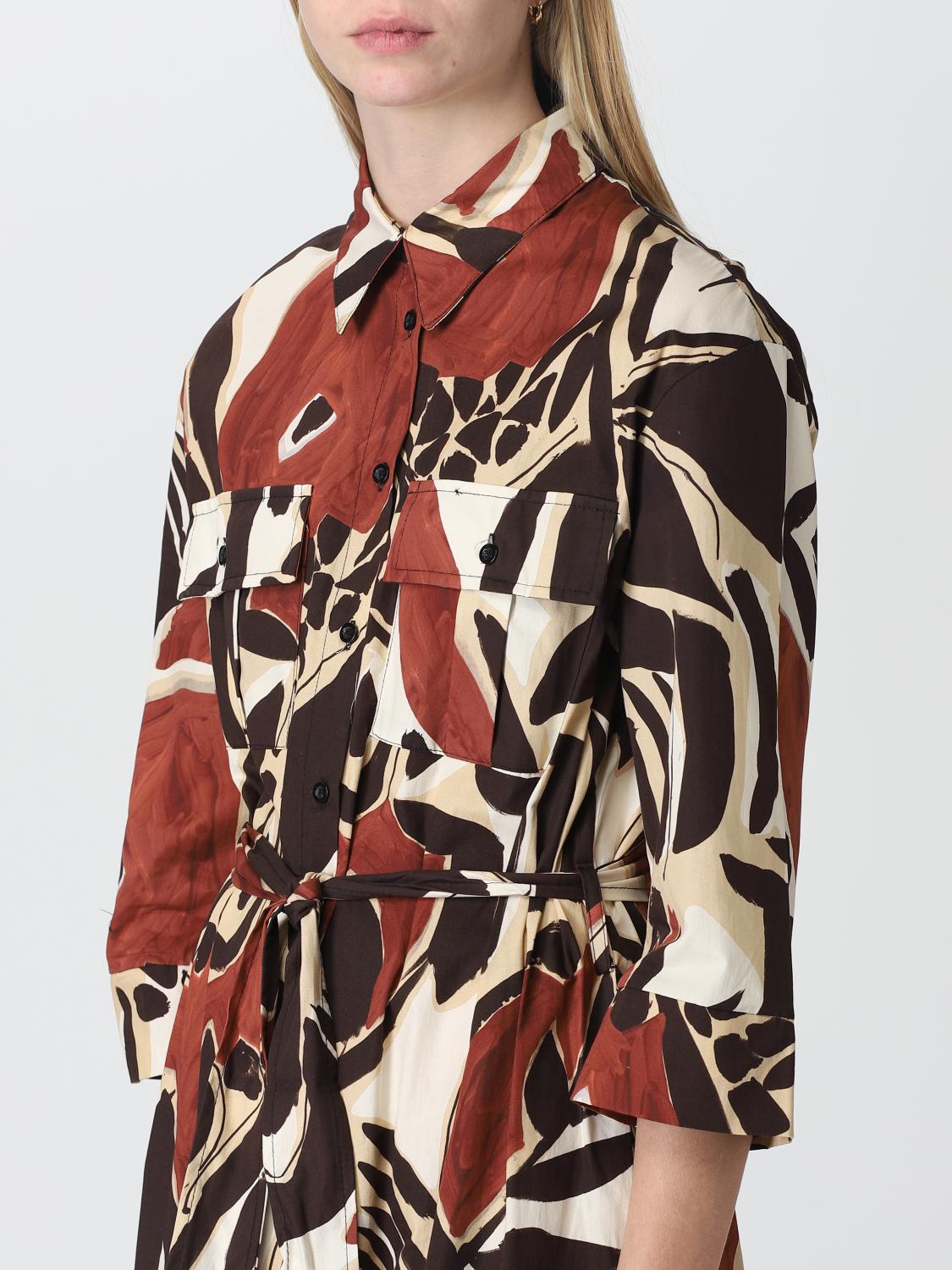 KAOS DRESS: Dress woman Kaos, Brown - Img 3